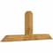 Ekena Millwork Portland Rough Sawn Timber Gable Bracket, Western Red Cedar, 72"W x 30"H x 6"D x 6"F, 10/12 Pitch GBW072X30X0606POR00RWR - alternate 5